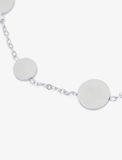 Bracelet à charms ronds - Argent - 3