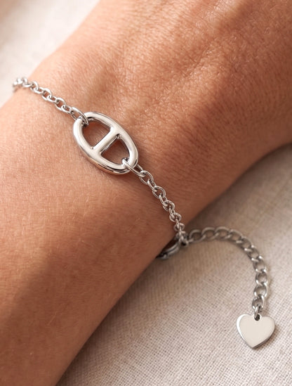 Bracelet à maillon marin - Argent - 1