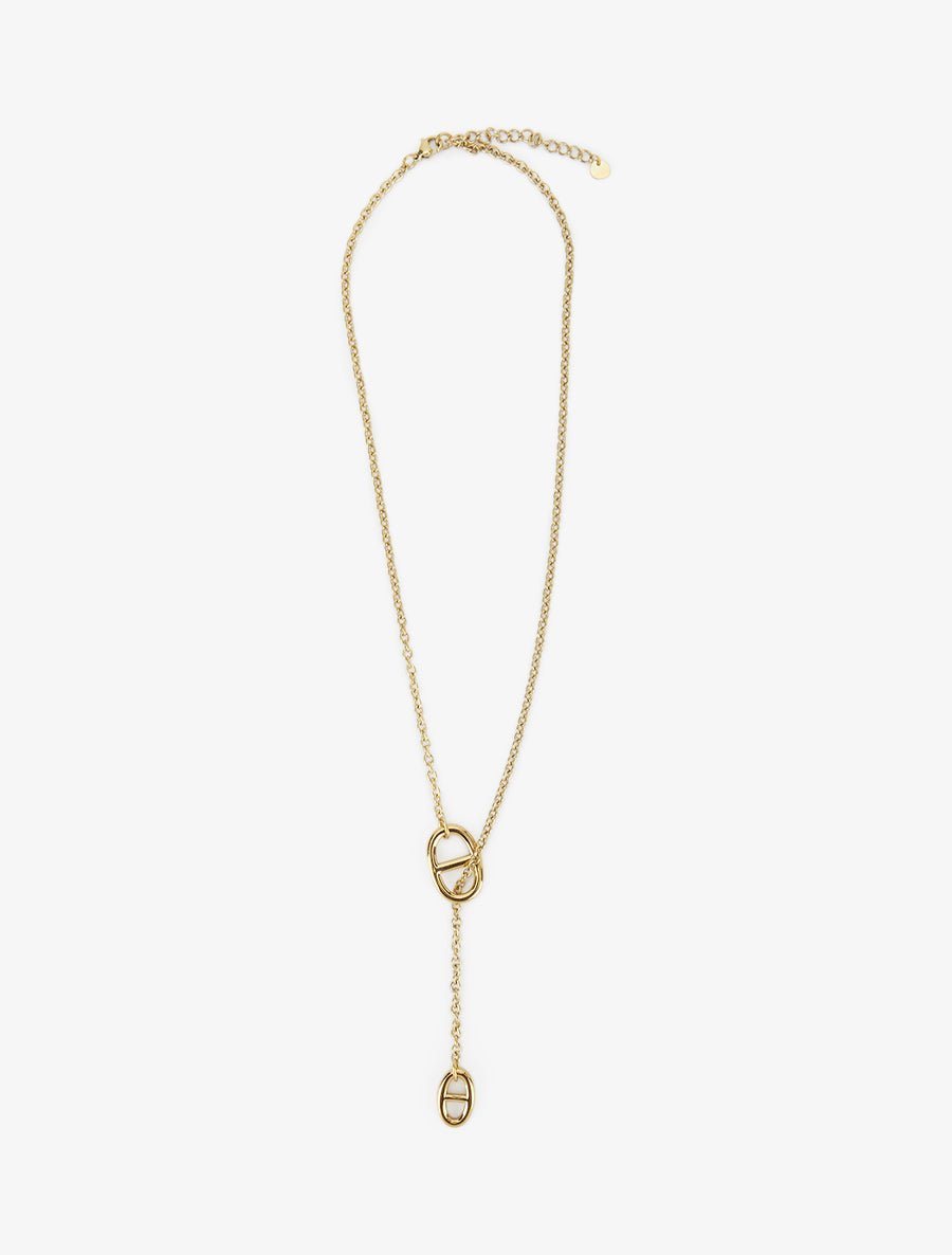 Collier en Y à maillon marin - Or - 2