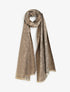 Echarpe à imprimé cachemire - Taupe - 1