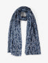 Foulard à imprimé baies irisées - Bleu - 1