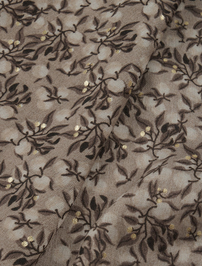 Foulard à imprimé baies irisées - Taupe - 3