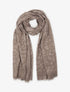 Echarpe molletonnée à motif léopard - Taupe - 1
