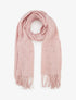 Echarpe à pois multicolore - Rose - 1