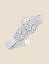 Ceinture irisée à boucles style noeud marin - Argent - 1