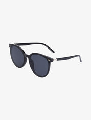 Lunettes clubmaster effet miroir - Noir/or - 1