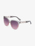Lunettes cat eye oversize - Rose - 1