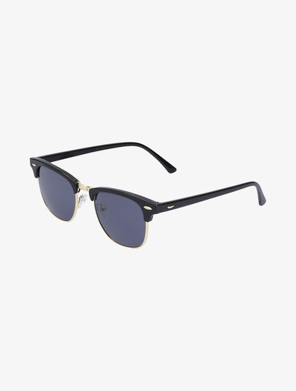 Lunettes de soleil clubmaster - Noir/or - 2