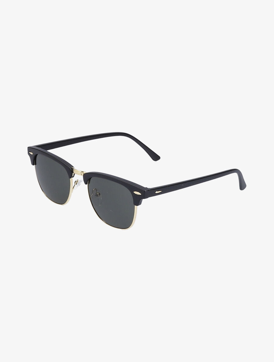Lunettes de soleil clubmaster - Noir mat - 2