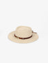 Canotier à galon en simili style aztèque - Beige - 1