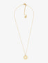 Collier à pendentif soleil - Or - 3