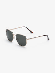 Lunettes de soleil hexagonales arrondis - Vert - 2