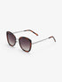Lunettes de soleil cat eye arrondis - Léopard - 2