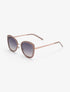 Lunettes de soleil cat eye arrondis - Taupe - 2