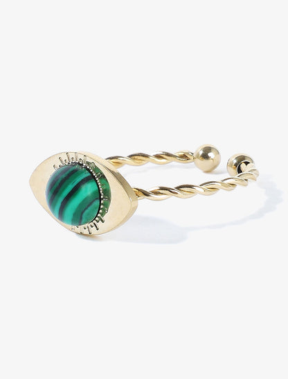 Bague fine ornée d&