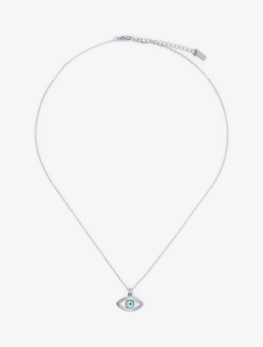 Collier à pendentif oeil - Argent - 3