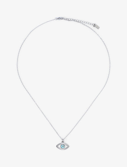 Collier à pendentif oeil - Argent - 3