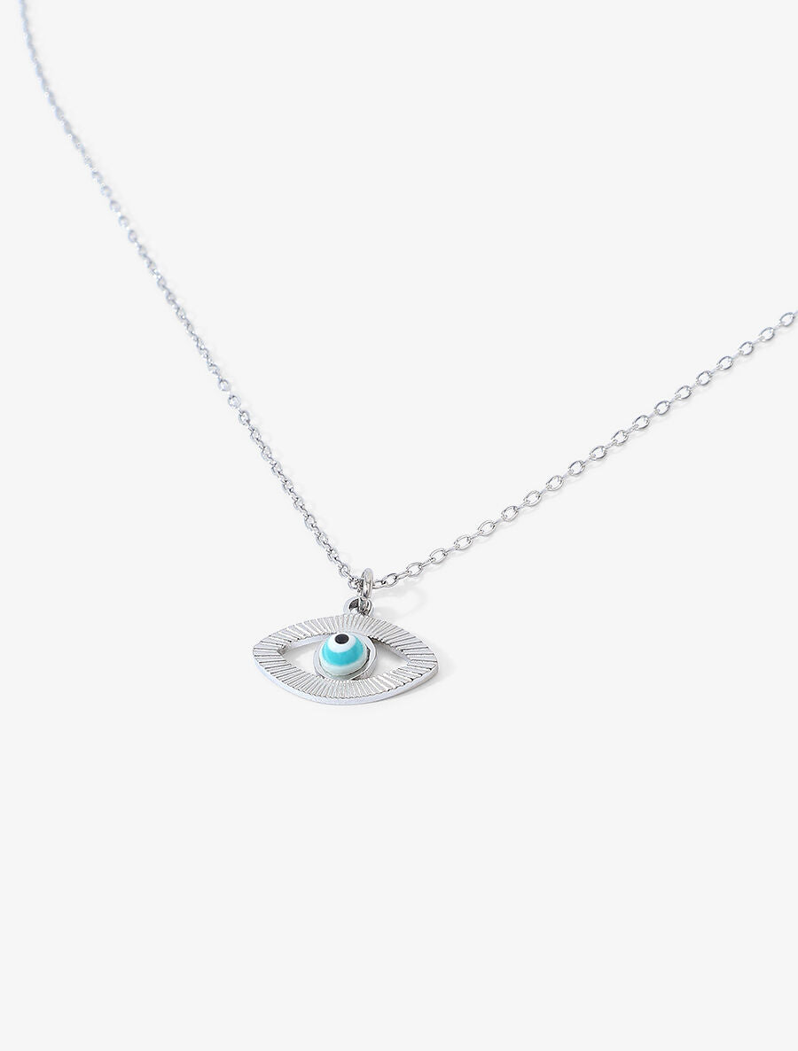 Collier à pendentif oeil - Argent - 2