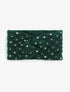 Bandeau en maille à strass - Vert sapin - 4