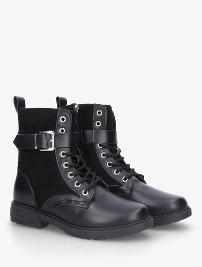 Sandalias de tiras redondeadas - negro