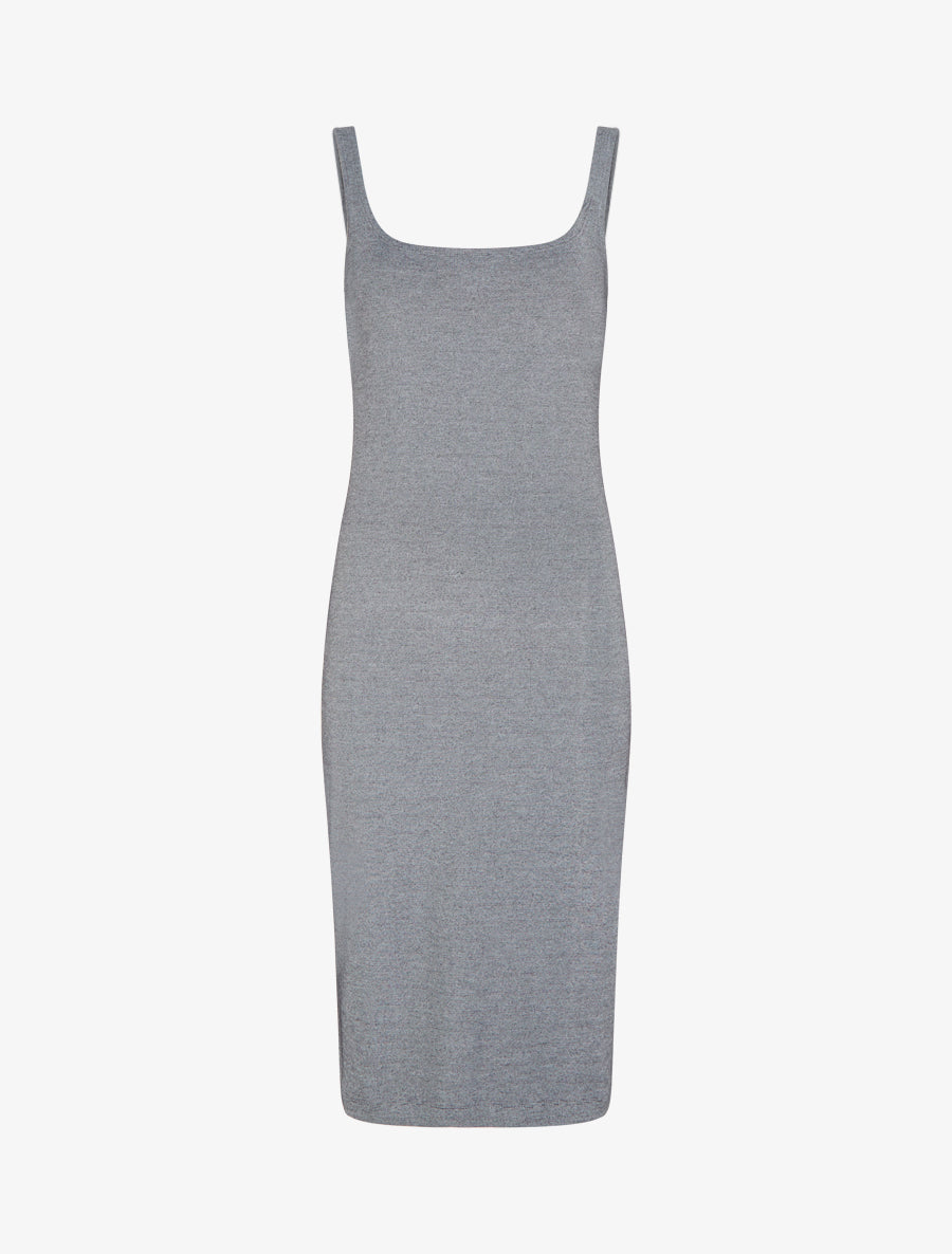 Robe basic stretch - Gris foncé - 1