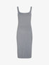 Robe basic stretch - Gris foncé - 1