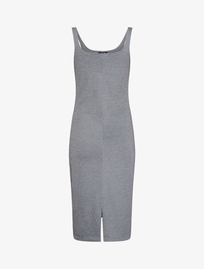 Robe basic stretch - Gris foncé - 2