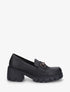 Mocassins chunky en simili - Noir - 5
