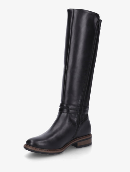 Bottes unies élastiquées - Noir - 3