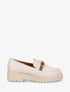 Mocassins à semelle crantée et boucle métallique - Beige - 1