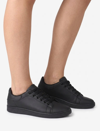 Zapatillas básicas lisas - Negro