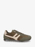 Sneakers unies en suédine - Kaki - 1
