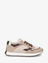 Sneakers à bandes contrastantes - Beige - 1