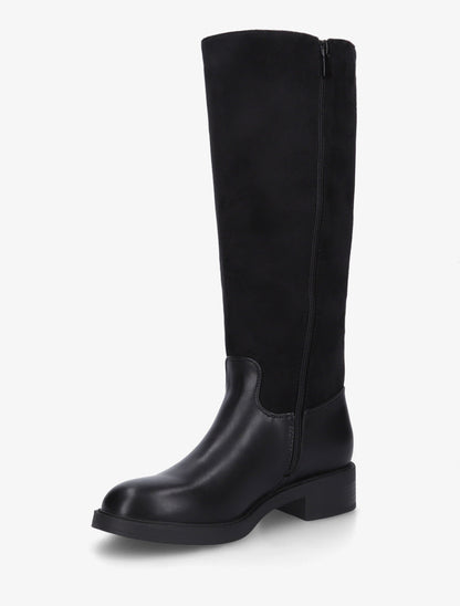 Bottes cavalière à boucle bijou - Noir - 3
