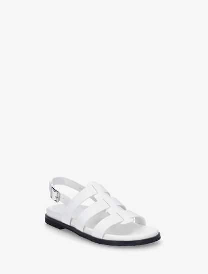 Nu-pieds style spartiates - Blanc - 2