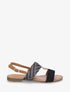 Nu-pieds bi-matière à bijou - Noir - 5