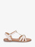 Nu-pieds irisés bride en T - Beige - 5