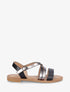 Nu-pieds fantaisies à brides croisées - Noir - 5