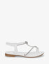 Nu-pieds en simili à strass - Blanc - 5
