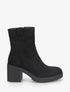 Bottines classiques en suédine - Noir - 1