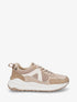 Baskets compensées multi-matières - Taupe - 5