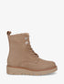 Bottines montantes en suédine - Taupe - 1