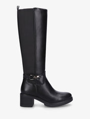 Bottes élastiquées à talon - Noir - 5
