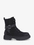 Bottines en suédine à lacets - Noir - 5