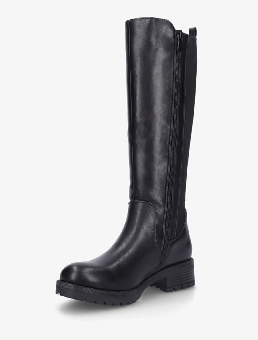 Bottes unies bi-matière - Noir - 3