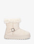 Bottines montantes fourrées à sangle - Beige - 1