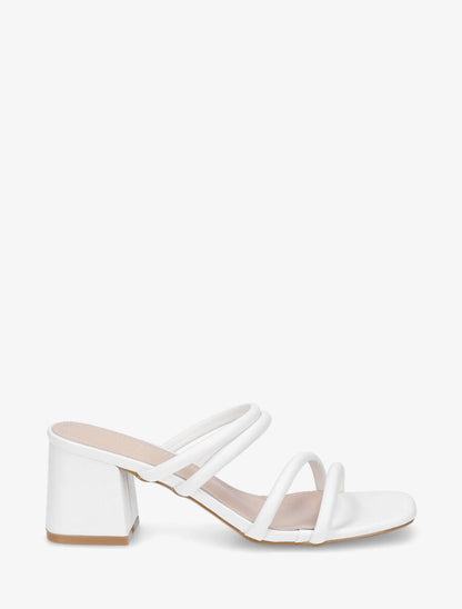 Mules à talon et multibrides - Blanc - 1