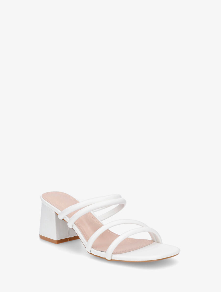 Mules à talon et multibrides - Blanc - 2