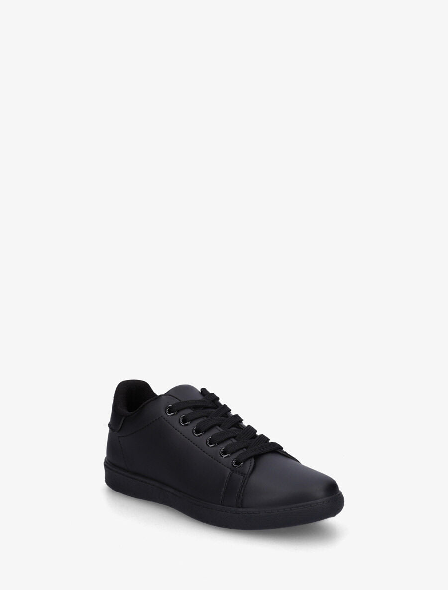 Sneakers plates basiques - Noir - 2