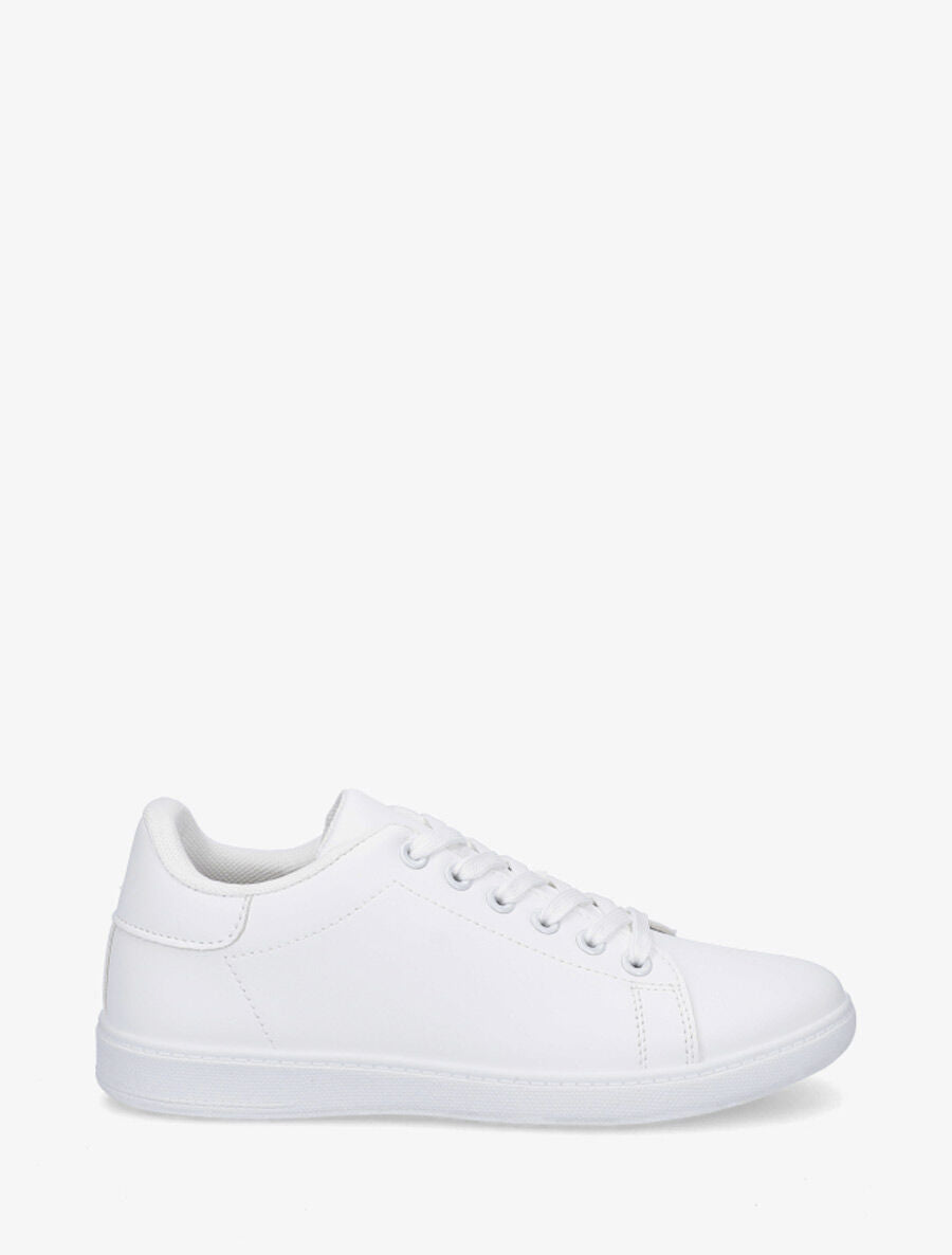 Sneakers plates basiques - Blanc - 5